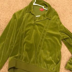 Supreme velour green